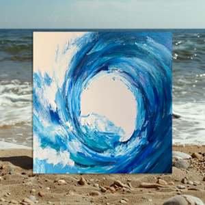 "El tubo perfecto" ~ Acrílico sobre lienzo (60 x 60 cm)