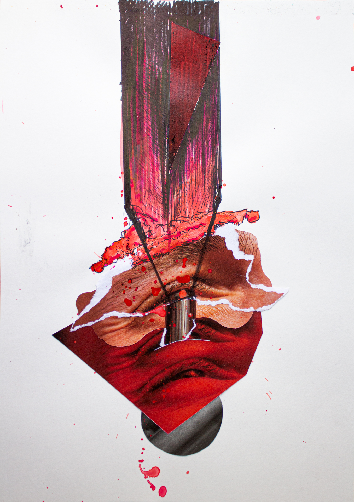 "Microagresiones cotidianas I" ~ Tec. mixta (21 x 40 cm) - Imagen 2