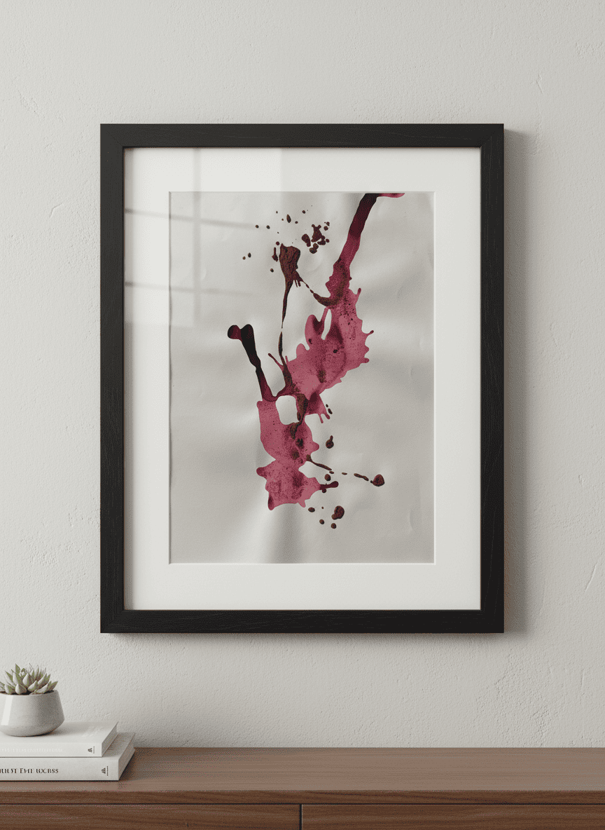 "Aprendizajes heredados - Pink" ~ (76 x 59 cm)