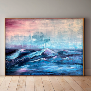 "Montañas de Sal" ~ Acrílico sobre lienzo (116x 81cm)